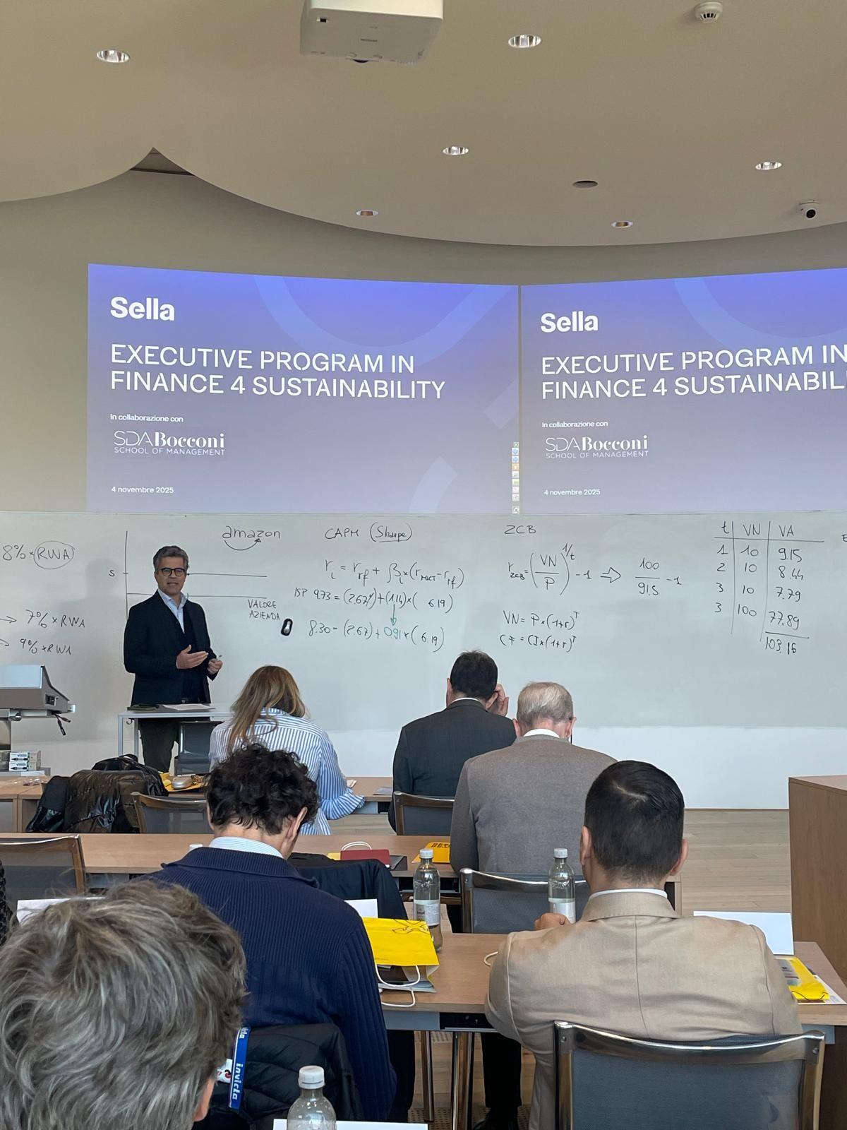 Executive Program in Finance 4 Sustainability: connessioni tra finanza e sostenibilità