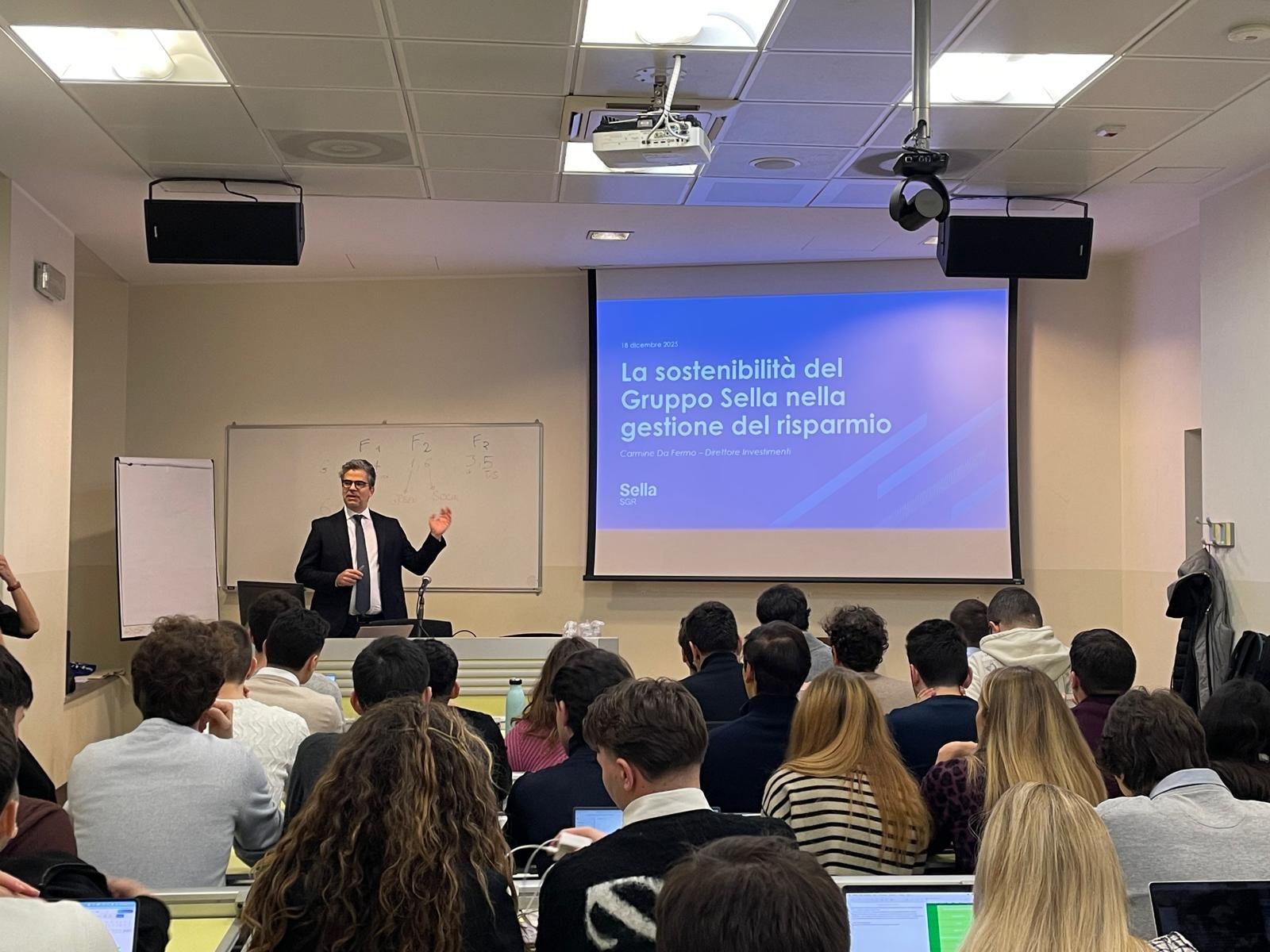 Sostenibilità e finanza: il contributo di Sella SGR al Master ESG di ALTIS